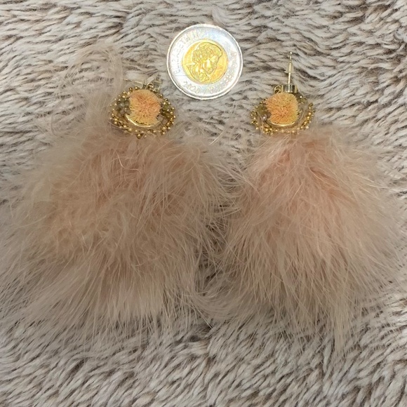 Caribou Peach Earrings - Picture 2 of 3